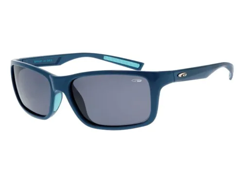 Okulary polaryzacyjne w niebieskiej oprawce GOGGLE E916-5P