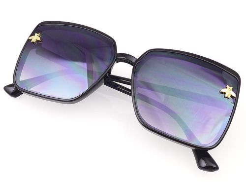 Okulary przeciwsłoneczne damskie duże czarne