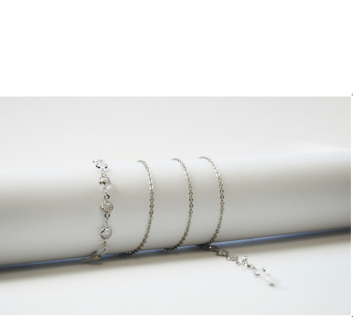 Łańcuszek do okularów 7 Silver