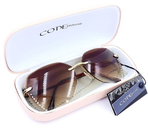 Okulary przeciwsłoneczne damskie bez oprawek COTE 242 B