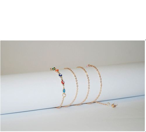 Łańcuszek do okularów złoty