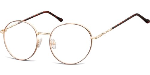 Damska oprawa korekcyjna złoto brązowa