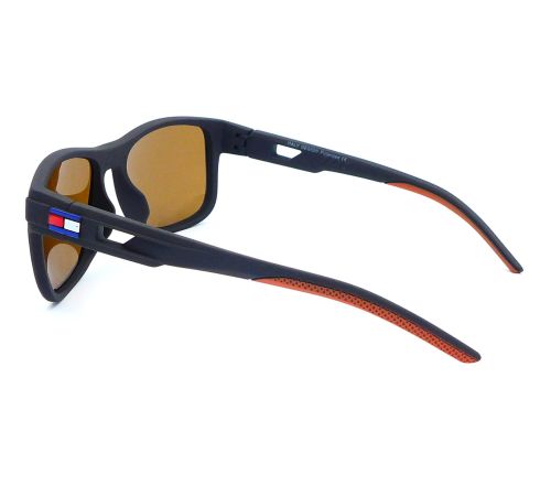 Brązowe męskie okulary słoneczne