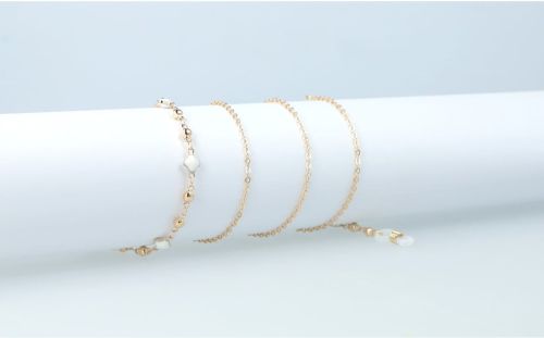 Łańcuszek do okularów złoty