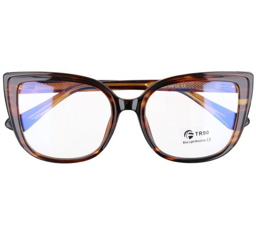 Szylkretowe okulary Blue Light