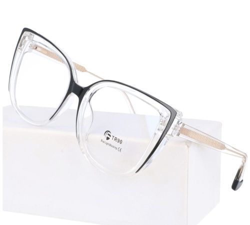 Duże damskie okulary do komputera