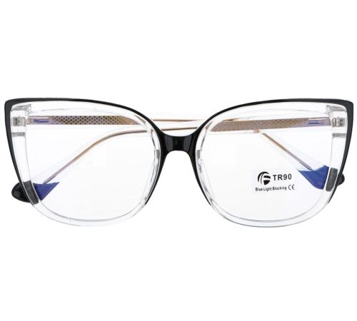 Damskie okulary zerówki retro
