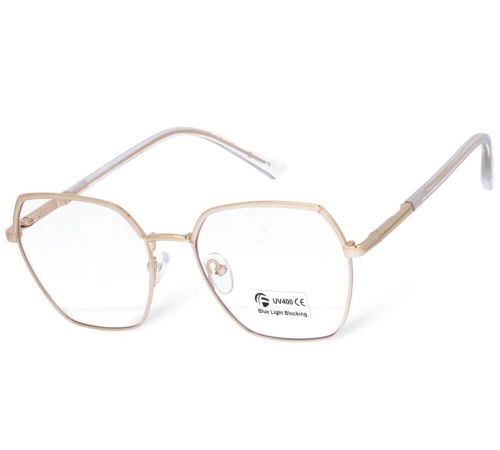 Metalowe okulary do komputera