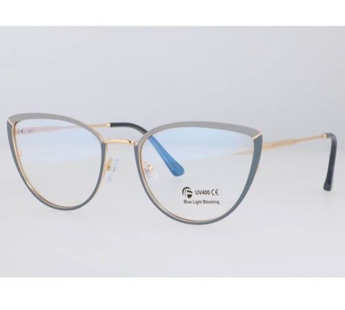Metalowe okulary do komputera