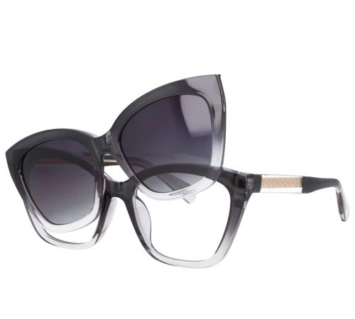 Damskie okulary do komputera z nakładką polaryzacyjną