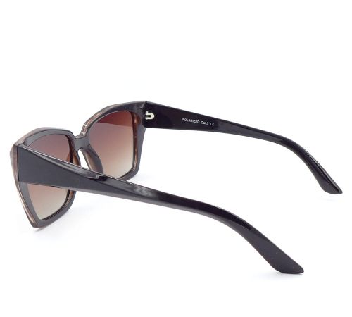 Damskie brązowe okulary