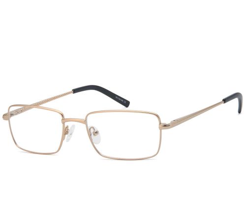 Sunoptic 873B złote oprawki korekcyjne prostokątne fullrim