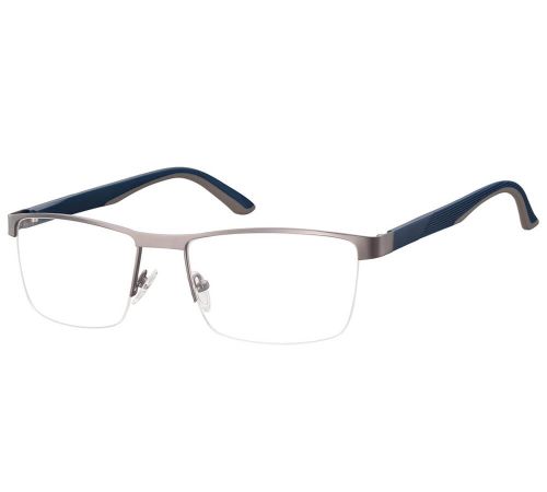 Oprawki do okularów męskie Sunoptic grafitowo-granatowe, żyłkowe
