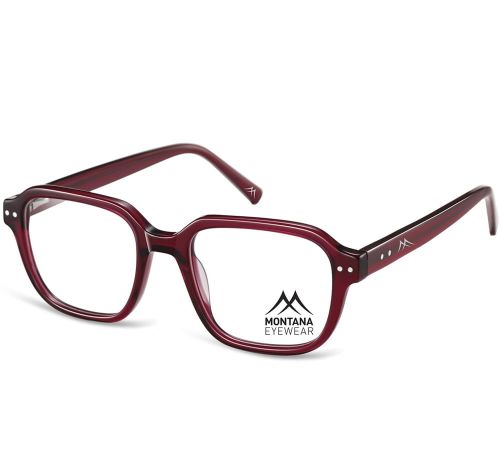 Oprawki do okularów w kolorze bordowym marki Montana Eyewear