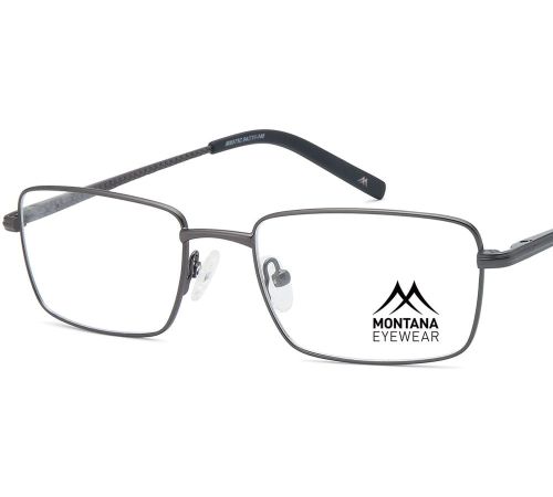 Montana Eyewear MM575C – męskie metalowe oprawki, grafit mat, front prostokątny 54 mm