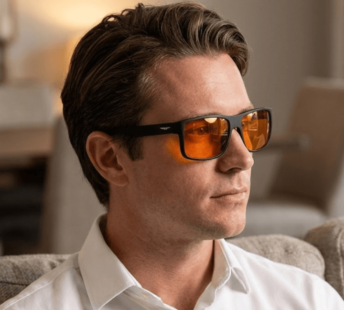 PolarZONE Okulary biohacking czarna oprawka