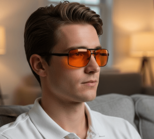 PolarZONE Okulary biohacking aluminium