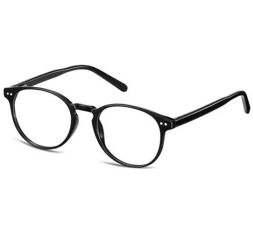 Okrągła oprawka do okularów Unisex czarna Sunoptic CP 109
