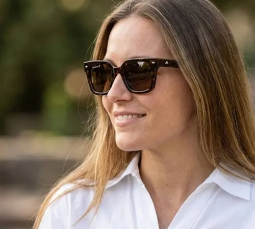 Brązowe okulary przeciwsłoneczne damskie Montana 172B