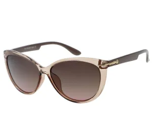 Okulary polaryzacyjne damskie PolarZone 560-6 różowe kocie oczy