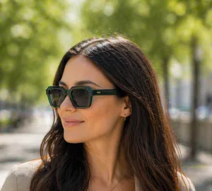 Okulary przeciwsłoneczne damskie polaryzacyjne GOG Zoya E755-2P zielone UV400