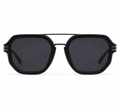 czarne-matowe-okulary-polaryzacyjne meskie-polarized-front.jpg