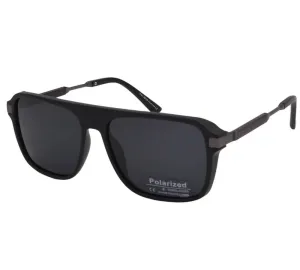 Czarne matowe okulary polaryzacyjne Polarized P 8004CM