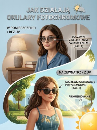 Jak działają okulary fotochromowe